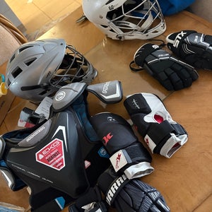 On hold lacrosse gear
