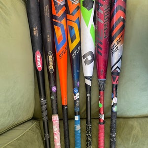 Baseball Bat Lot. NJCAA Certified Bats