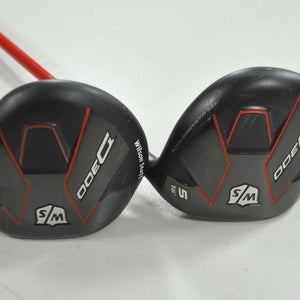 Wilson D300 3-15* and 5-18* Fairway Wood Set Regular Flex Right Graphite #194818