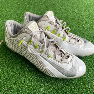 White Men's Size M 9.0 (W 10.0) Adult Nike Low Top Vapor Carbon (Used)