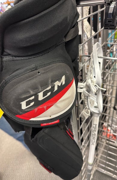 CCM Jetspeed Girdle JR M Used Medium Black Junior Hockey Pants girdle ice med medium