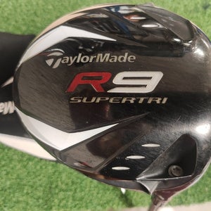 Taylormade R9 Supertri 9.5 Degree Driver Stiff Flex Graffaloy Graphite Headcover