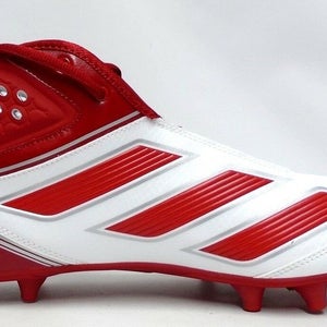 Adidas SMU Malice 2 Fly Red and White Football Cleats - Size 15