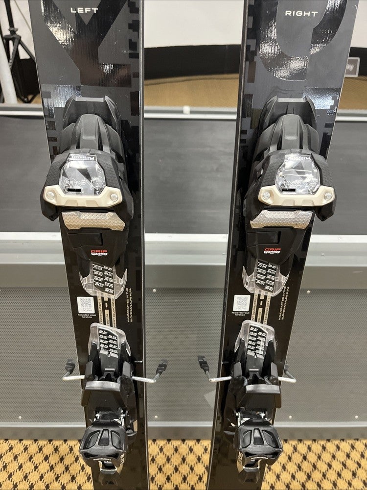 Elan Ripstick 96 Black Edition Skis 182cm W/ Marker Squire 12 Demo