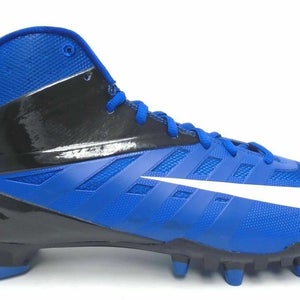Nike Vapor Speed Mid 3/4 Blue and Black Football Cleats - Size 14.5