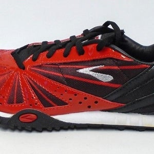 Brooks Mach 6.0 Plus Red and Black Cross-Country Cleats - Size 7.5