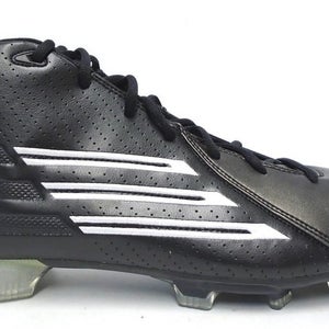 Adidas Scorch 3/4 D Black and White Football Cleats - Size 15