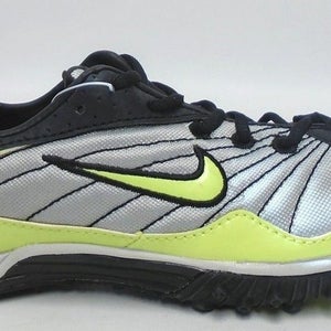Nike Women's Waffle V Jana Silver and Yellow Cross-Country Shoes - Size W 6