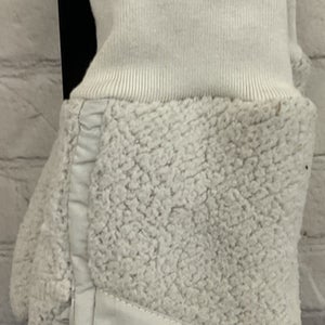 Nike Womens Medium Sherpa Fleece Mittens Natural Range Of Motion Contour Gray