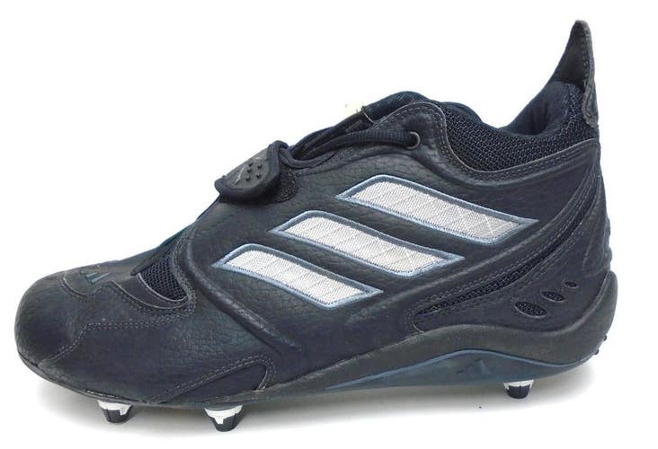 Adidas Burst Power 2D Black and White Football Cleats - Size 12.5
