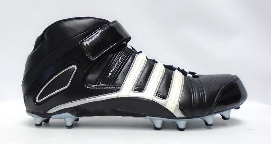 Adidas Pro Intimidate 2 Fly Black and White Football Cleats - Size 16