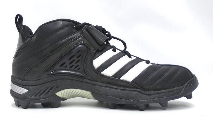 Adidas Pro Intimidate 3/4 MD Black and White Football Cleats - Size 16