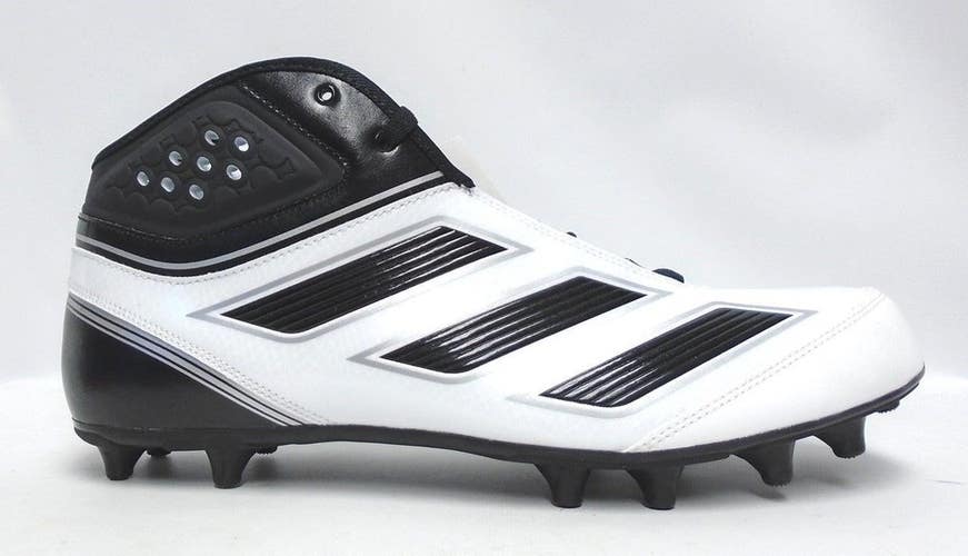 Adidas SMU Malice 2 Fly Black and White Football Cleats - Size 16