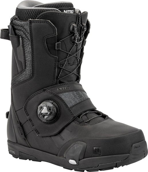 Nitro Profile TLS Step On Snowboard Boots, Men's 10.5 Black 2025 Burton Only