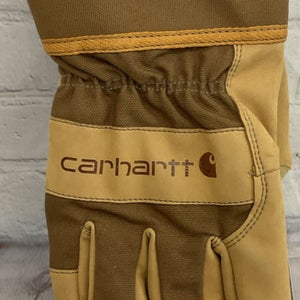 Carhartt Mens Large Thinsulate System Safety Cuff Work Glove Durable Duck Shell