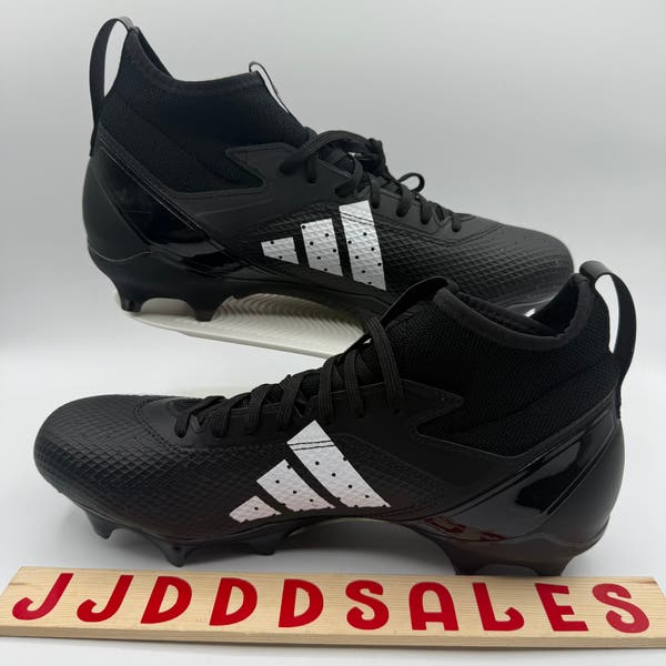 Adidas Adizero Impact Football Cleats Black White IE9661 Men’s Size 10.5 New Adidas Adizero Impact Football Cleats Black IE9661 Men main image 2