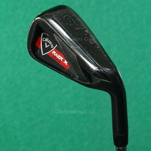 Callaway RAZR X Black Single 6 Iron True Temper M-10 XP Steel Uniflex