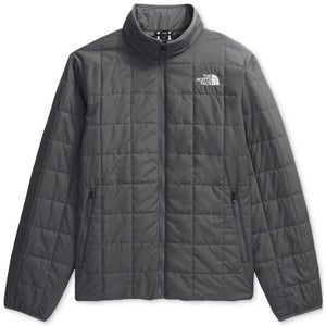 The North Face Junction Jacket Men Smoked Pearl Quilted Insulated Full Zip LW625