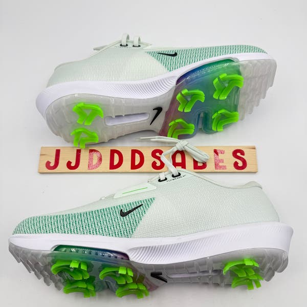 NEW Nike Air Zoom Infinity Tour 2 Golf Shoes FD0218-300 Size 12 Wide Green Nike Air Zoom Infinity Tour 2 Golf Shoes Wide Barely Green  main image 2