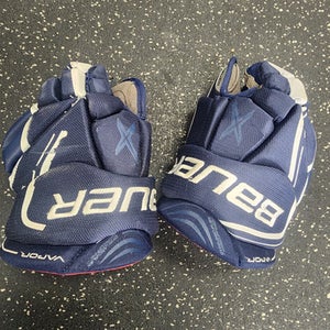 Used Bauer VAPOR X800 Junior Gloves Navy Blue 11" 11849-S000026420