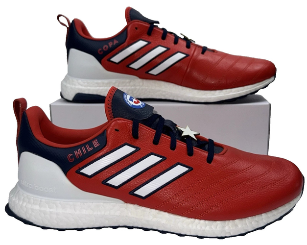 Adidas Ultraboost DNA X Copa Chile World Cup Mens Size 13 Leather Red Sneakers