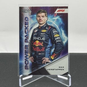 Max Verstappen Red Bull 2024 Topps F1 Paddock Pass Power Packed Insert #PP-1