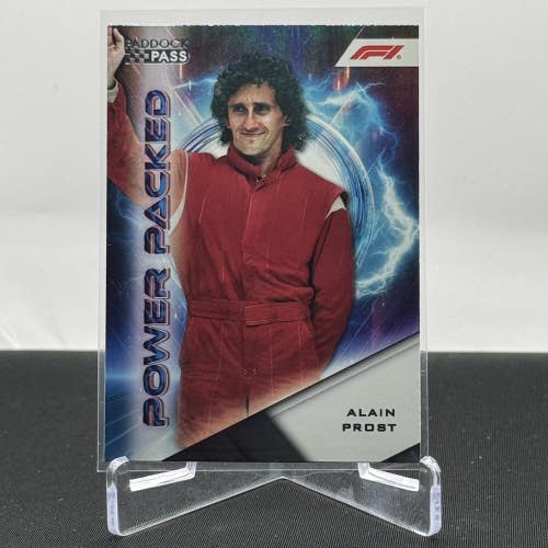 Alain Prost Legend 2024 Topps F1 Paddock Pass Power Packed Insert #PP-24