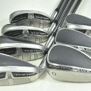 LEFT HANDED Cleveland Halo XL Full-Face 5-PW,GW Iron Set Senior Graphite #193823