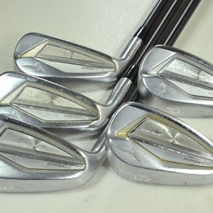 LEFT HANDED Mizuno JPX 919 Forged 7-PW,GW Iron Set Stiff NV 85g Graphite #190371