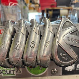 Used Callaway EDGE 6-AW NO PW A-FLEX Mens Iron Set RH 6I-GW/AW 11162-C000427844