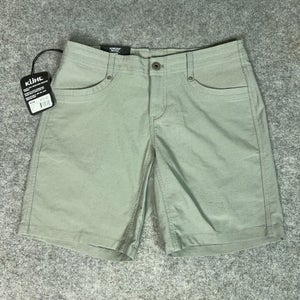 Kuhl Womens Shorts 4 Green Chino Hiking Stretch Logo Outdoor Workwear 8" Trekr