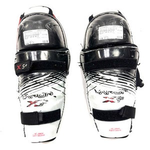 Used Bauer VAPOR X5.0 Junior Shin Guards Black 10" 11860-S000290585