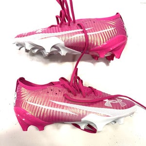 Used Under Armour LAX Cleats Mens Pink Senior 11.5 11860-S000290532