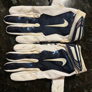 Blue Medium Youth Nike Vapor Jet Gloves (Used)