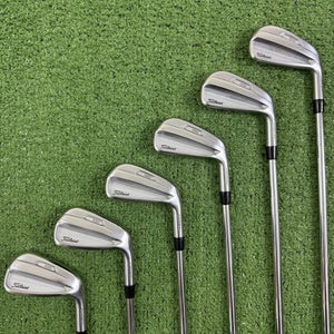 Titleist 2021 T100 Forged Iron Set 4-9 Project X 6.0 Stiff Flex Right Handed
