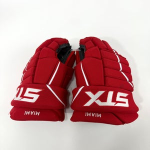 Used Red STX HPR2 Gloves | 15" | U202 - Miami of Ohio