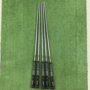 5 True Temper Dynamic Gold Sensicore S300 Iron Set Shafts .355" Tip Stiff Flex