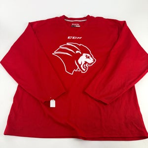 Used Red Purdue Northwest CCM Practice Jersey | XXL | K383