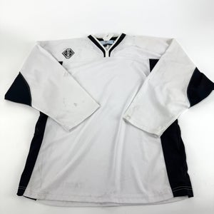 Used White Tackla Practice Jersey | Small | U189
