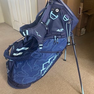 New 2025 Sun Mountain 4.5 14 Way VLO Stand Bag Navy / Topo