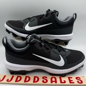 Nike Force Trout 9 Pro MCS Baseball Cleats Black White FB2908-001 Men’s Sz 12   New