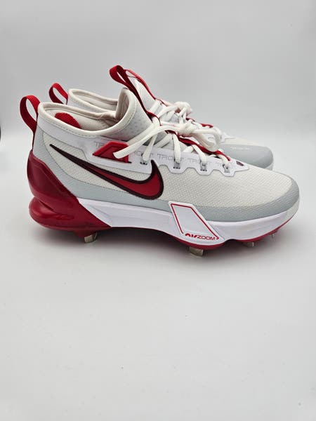 Nike Force Zoom Trout 9 Elite Baseball Cleats White Size 8.5  display picture 2
