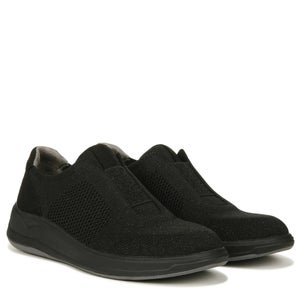 Bzees Trophy I8096F1-001 Sneakers Women's US 8 Black Slip On Walking Shoes PQ235