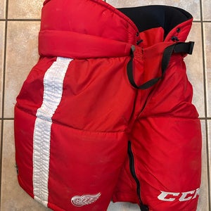 Ccm Mhp7000 Detroit Red Wings Nhl Pro Stock Redwings Pants Size M Medium Made In Canada