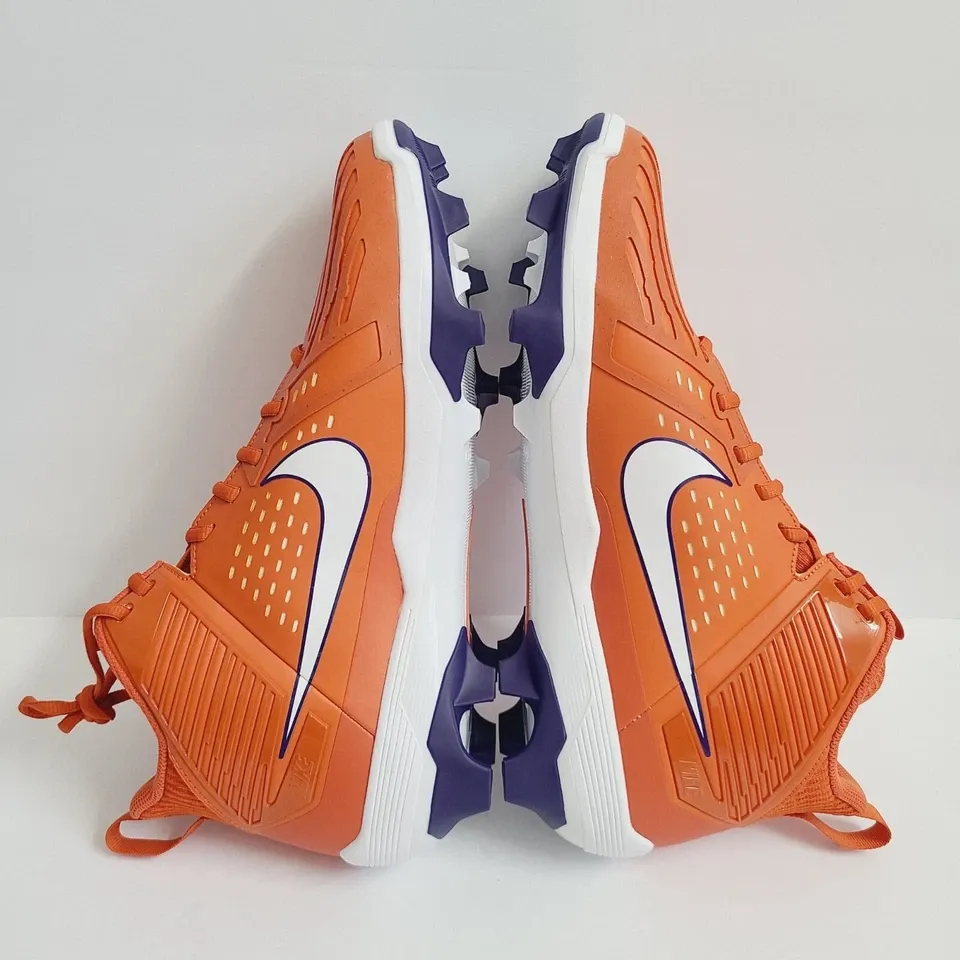 Nike Force Savage Pro 3 Clemson Tigers Football Cleats FJ5748-801 Men\'s Size 13 Nike Force Savage Pro 3 Clemson Tigers Football Cleats  main image 4
