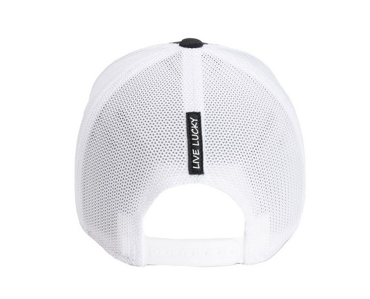 NEW Black Clover Live Lucky Daddy Adjustable Snapback White Golf Hat/Cap