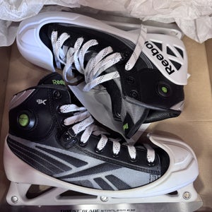 Reebok 9K Hockey Goalie Skates Regular Width 7.5 (New)