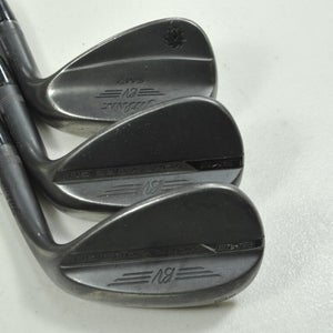 Titleist Vokey SM8 Jet Black 52*,56*,60* Wedge Set RH Wedge Flex Steel # 195181