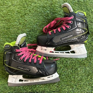 Youth Bauer GSX Hockey Goalie Skates Regular Width 13 (Used)