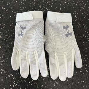 Used Under Armour FB GLOVES FB Gloves White 3X 11849-S000027512